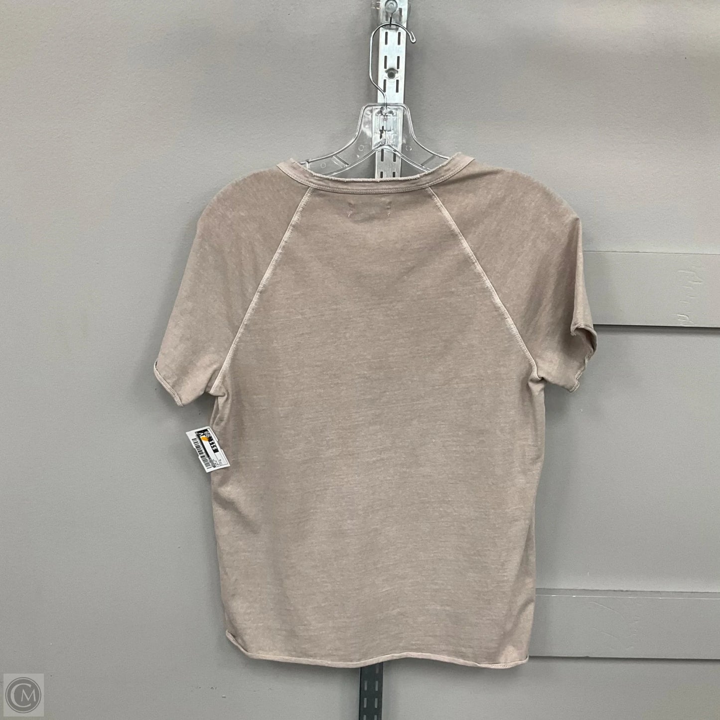 Top Short Sleeve By Madewell In Beige, Size: S