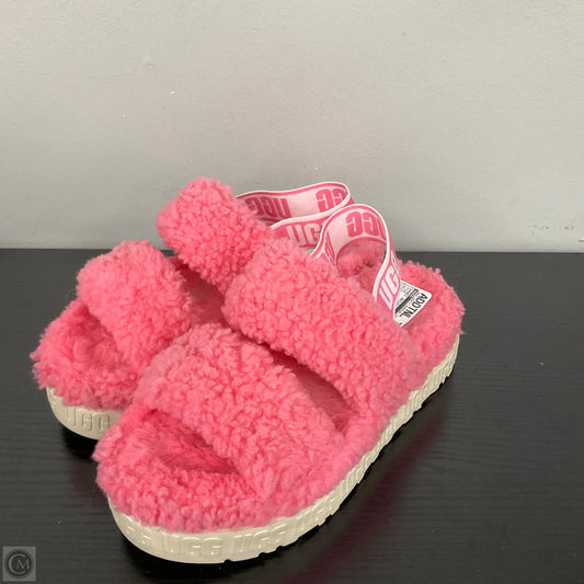 Shoes Designer By Ugg In Pink, Size: 7