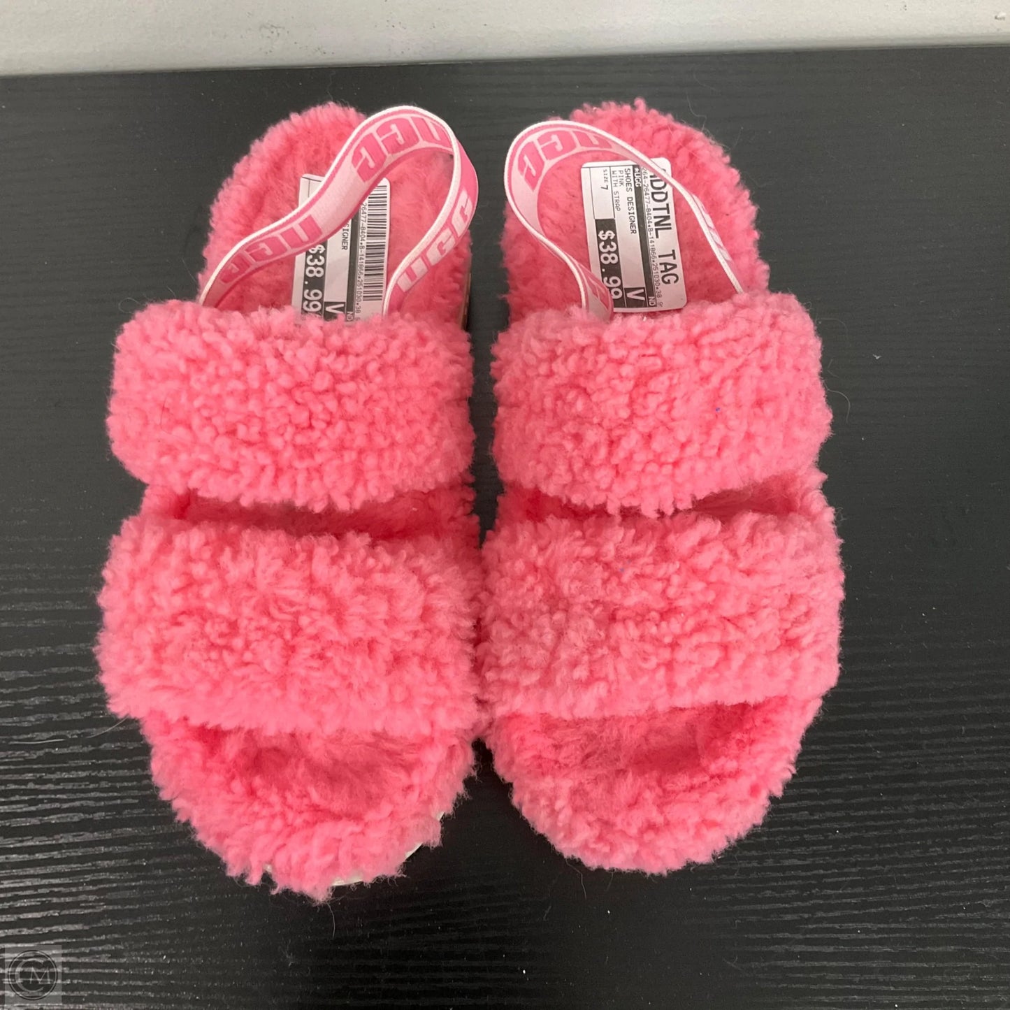 Shoes Designer By Ugg In Pink, Size: 7