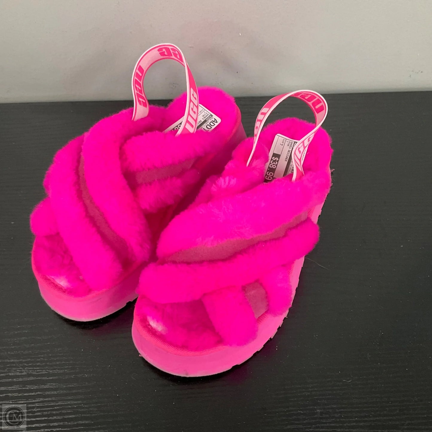Shoes Designer By Ugg In Pink, Size: 7