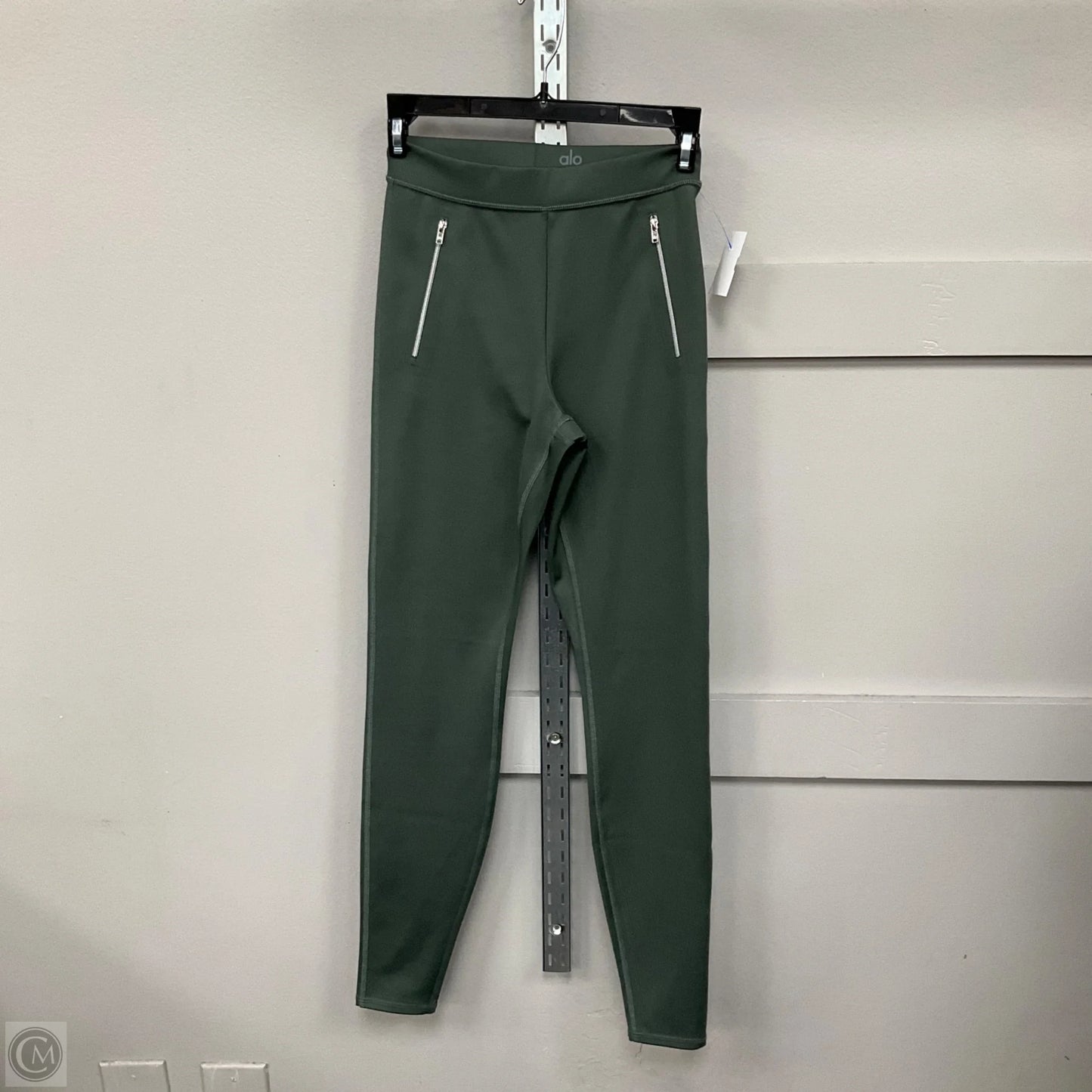 Athletic Leggings By Alo In Green, Size: Xxs