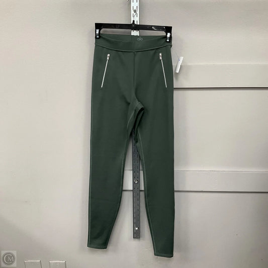 Athletic Leggings By Alo In Green, Size: Xxs
