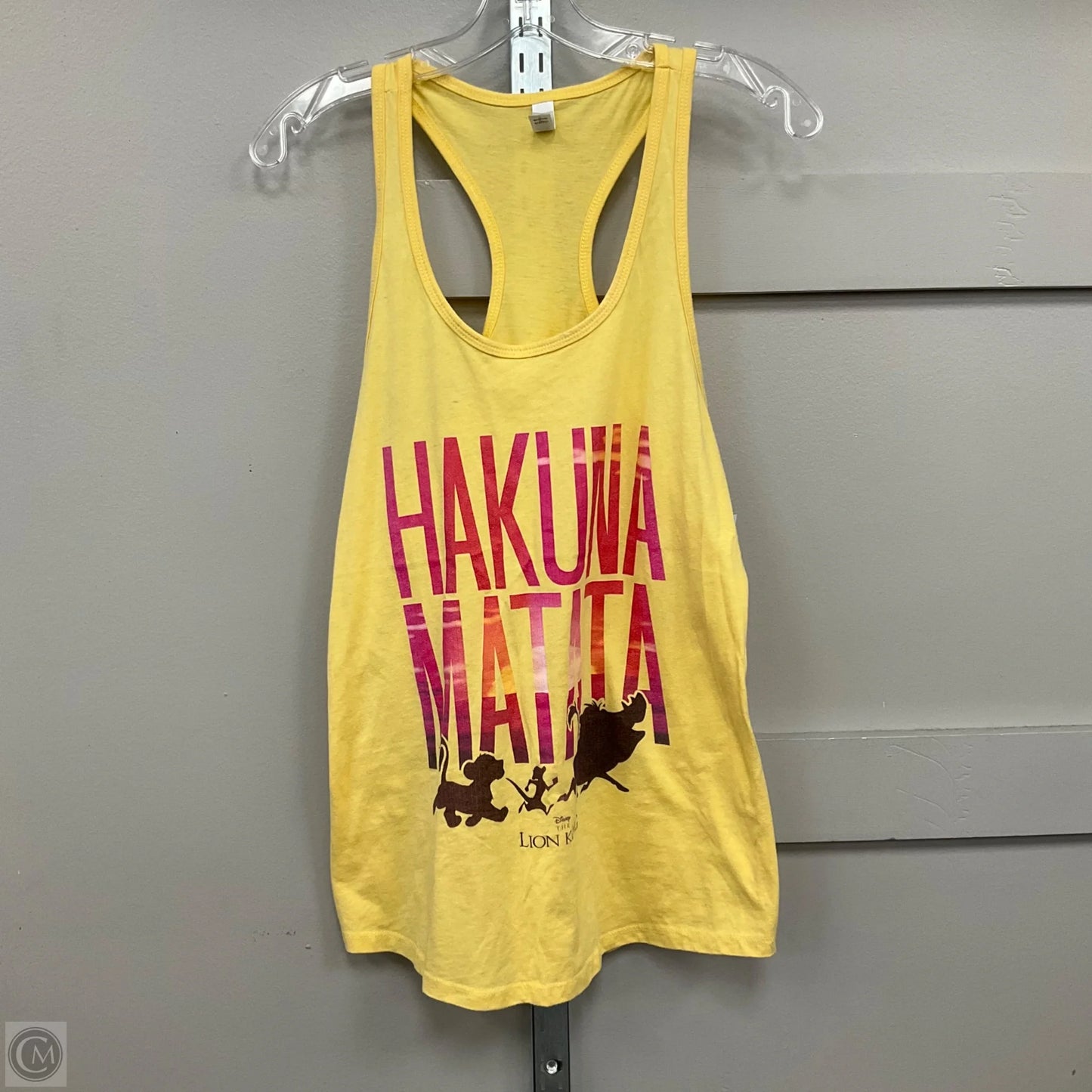 Top Sleeveless Basic By Cme In Yellow, Size: L