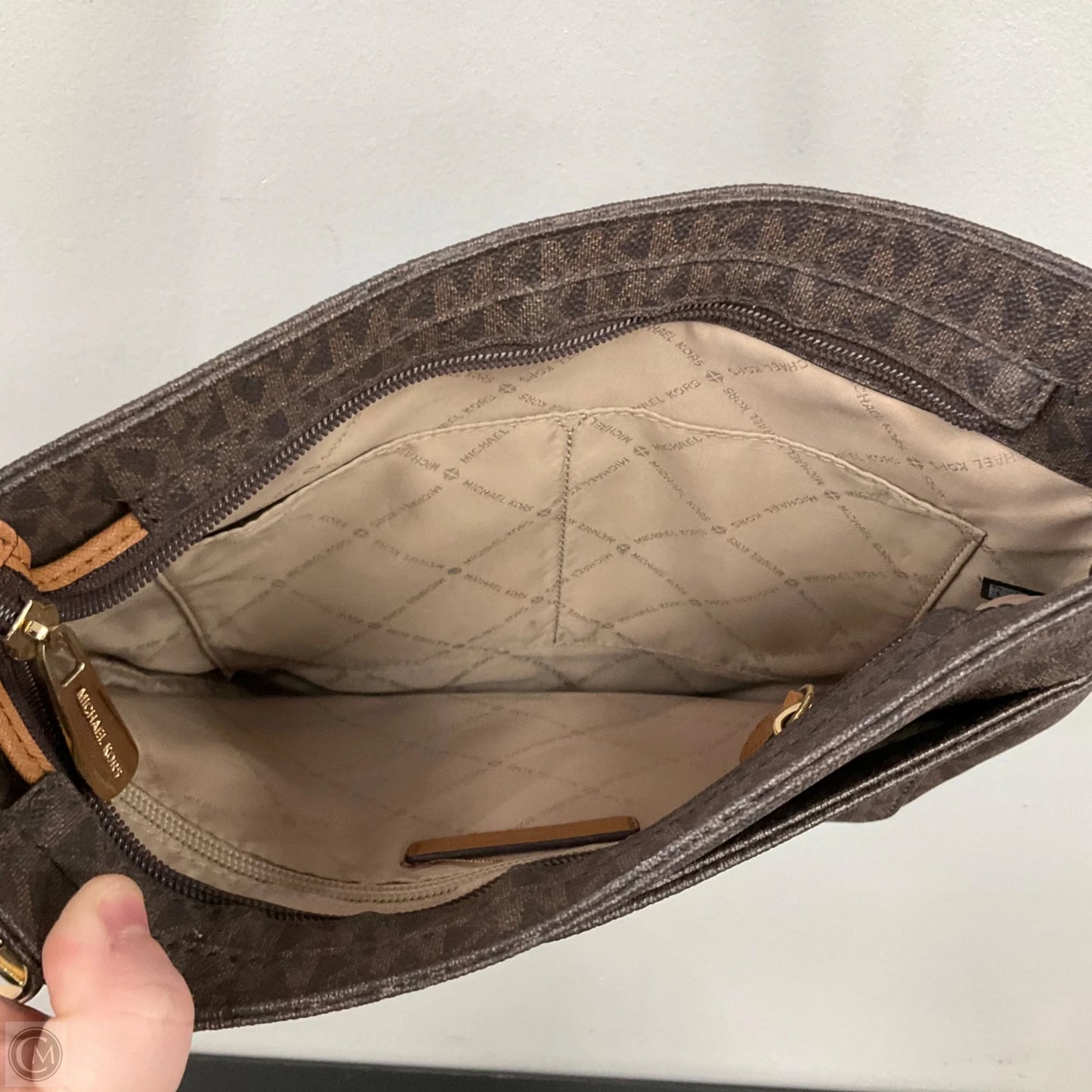 Crossbody Designer By Michael Kors, Size: Medium