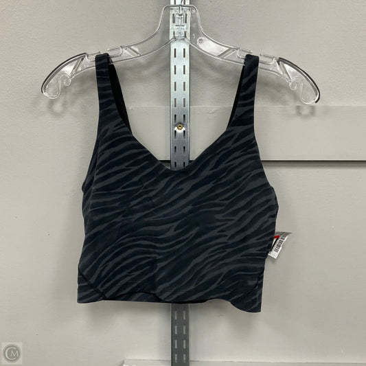 Athletic Bra By Lululemon In Black, Size: 4