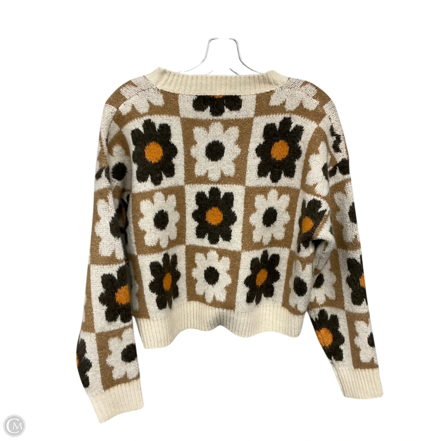 Sweater By Debut In Floral Print, Size: Xs