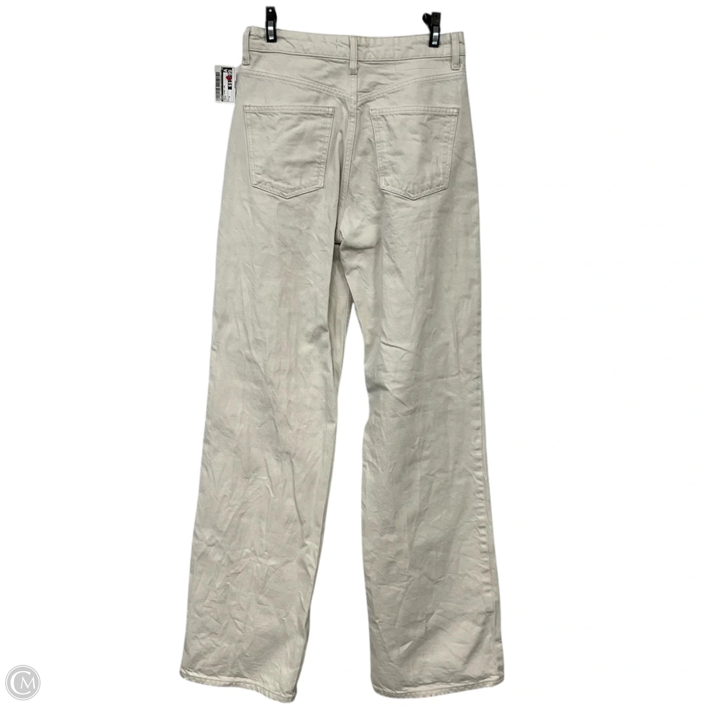 Pants Wide Leg By Zara In Cream, Size: 6