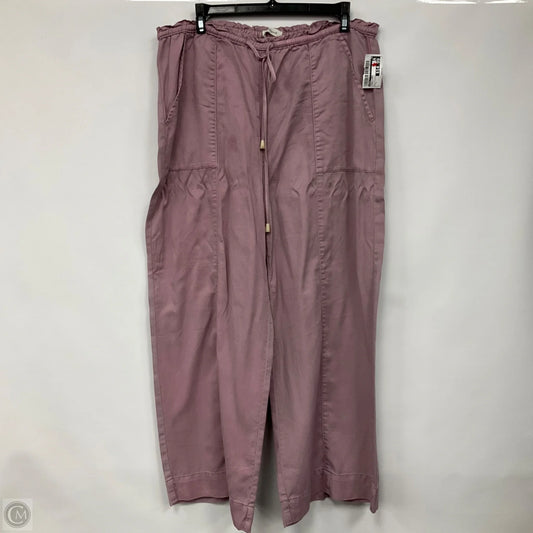 Pants Linen By Joie In Purple, Size: L
