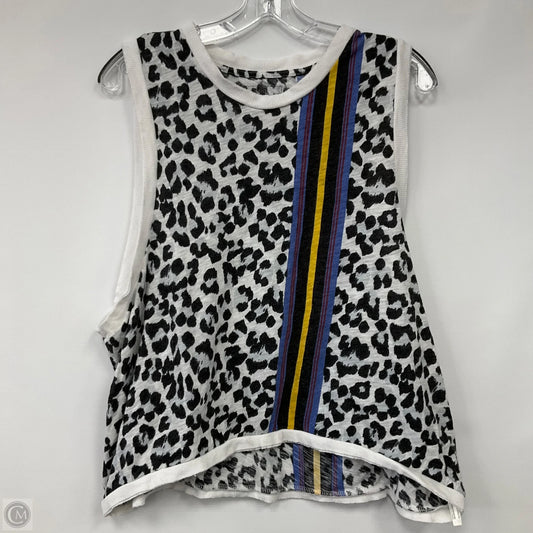Top Sleeveless By Free People In Animal Print, Size: Xl