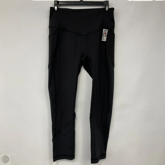 Athletic Leggings By Lululemon In Black, Size: 8