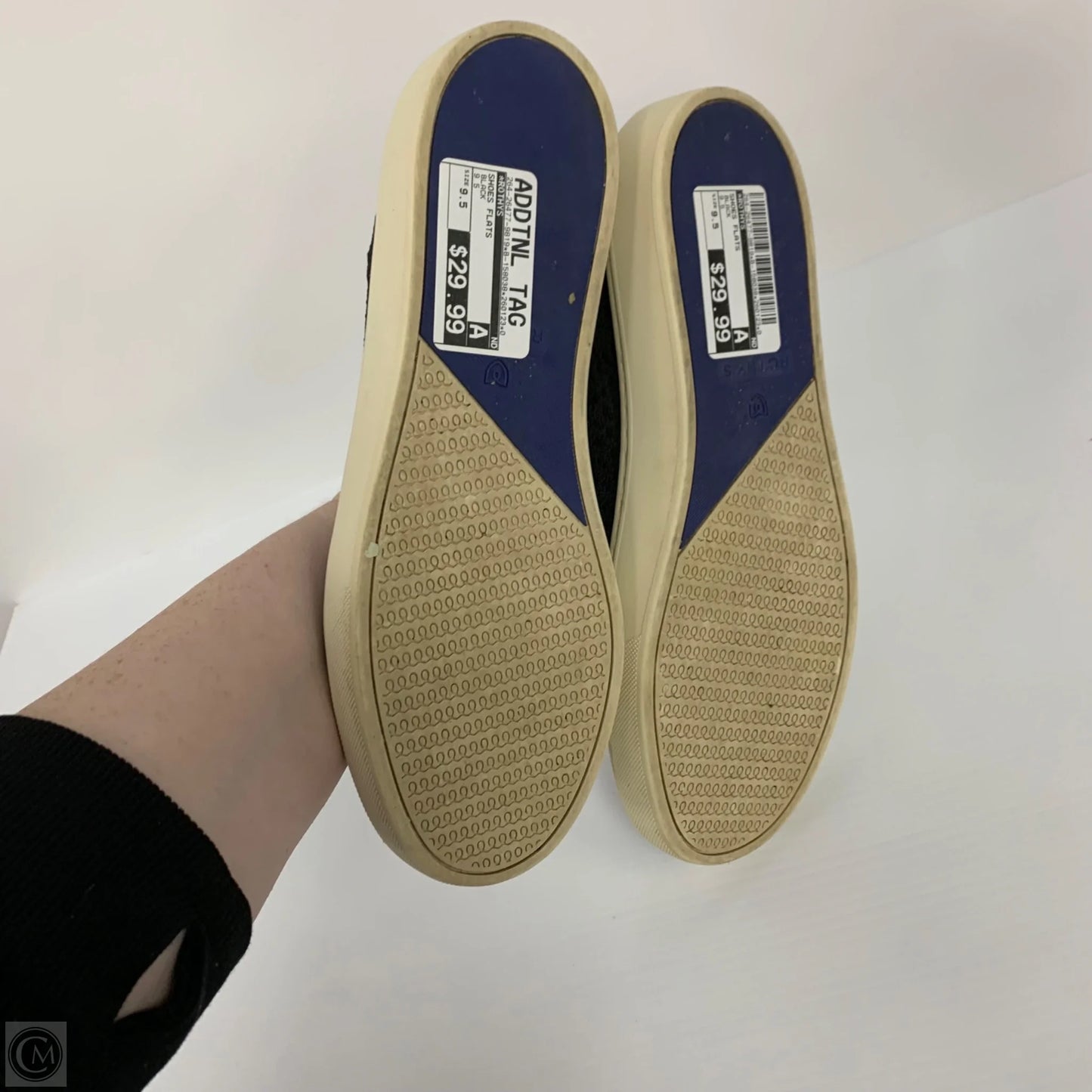 Shoes Flats By Rothys In Black, Size: 9.5