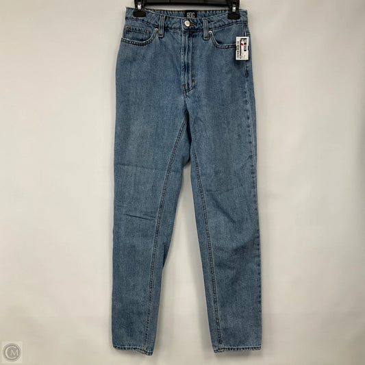 Jeans Straight By Bdg In Blue Denim, Size: 0