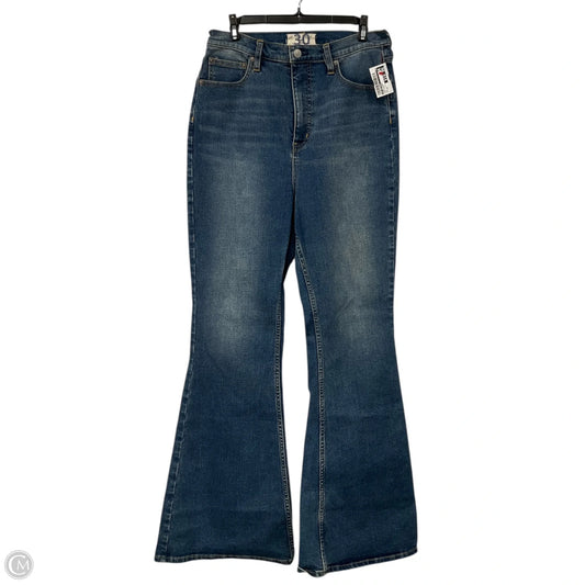 Jeans Flared By We The Free In Blue Denim, Size: 10