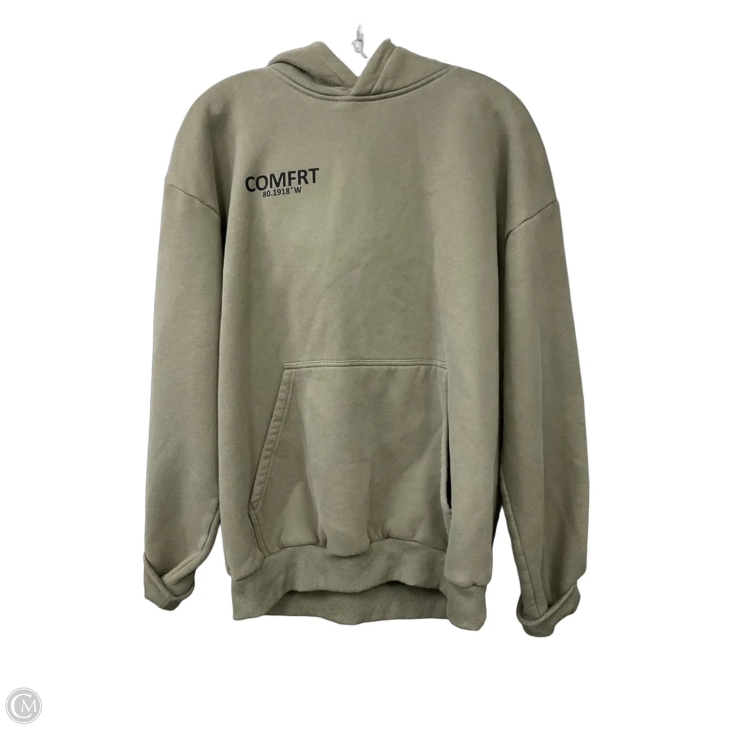 Sweatshirt Hoodie By Cmc In Green, Size: L