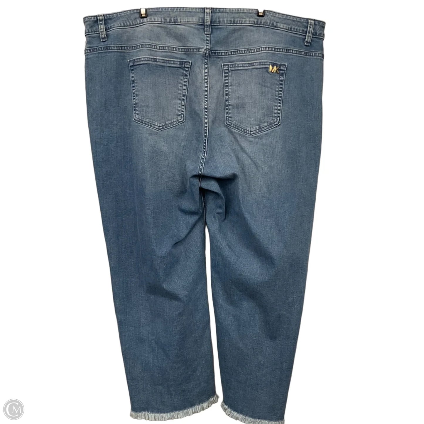Jeans Wide Leg By Michael By Michael Kors In Blue Denim, Size: 20