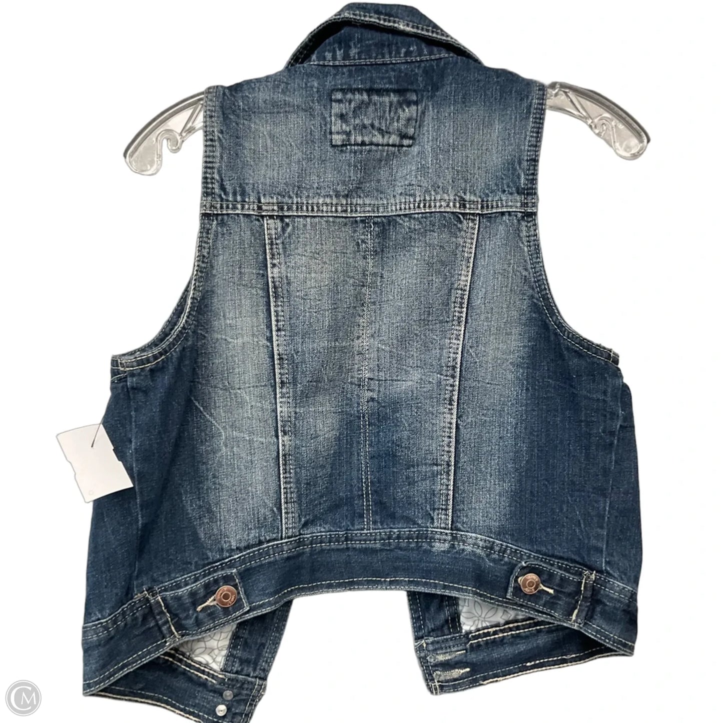 Vest Other By Vanity In Blue Denim, Size: M