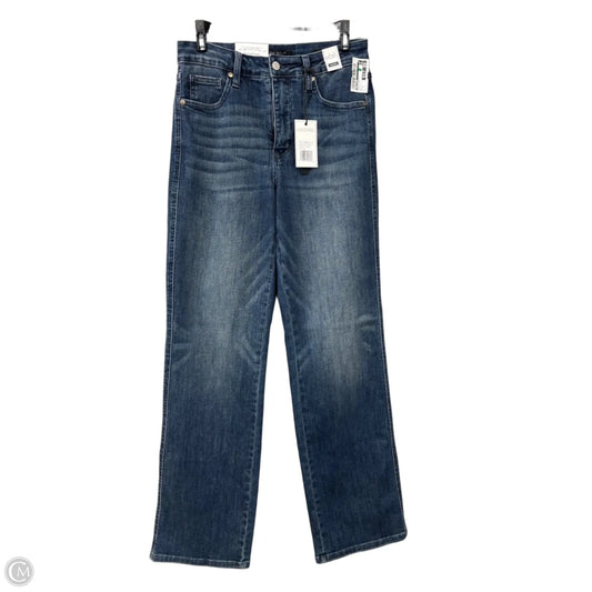 Jeans Straight By Judy Blue In Blue Denim, Size: S