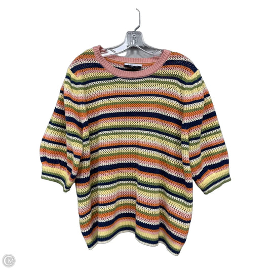 Sweater By Eloquii In Multi-colored, Size: Xxl