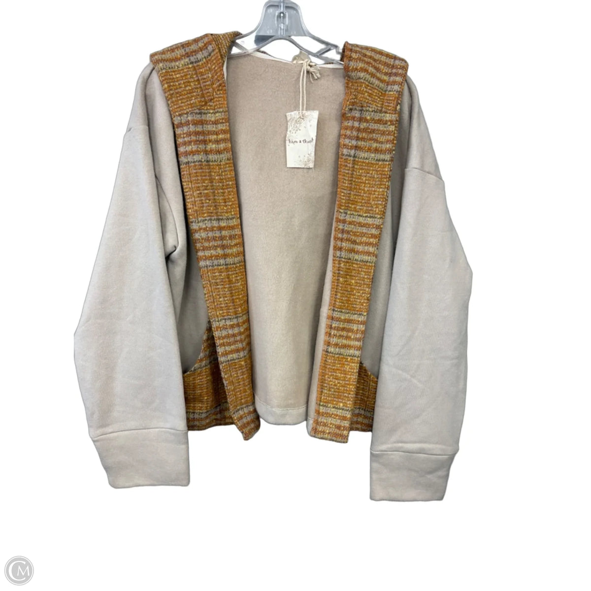 Jacket Other By Hem & Thread In Brown & Orange, Size: L