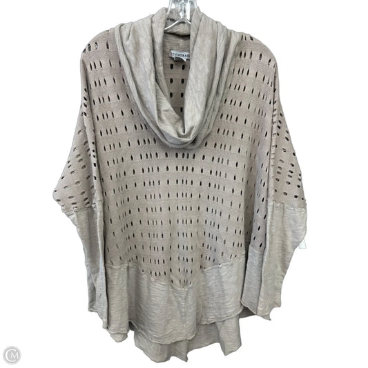 Top Long Sleeve By Clothes Mentor In Taupe, Size: S