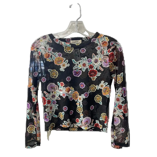 Top Long Sleeve By Ginger G In Floral Print, Size: M
