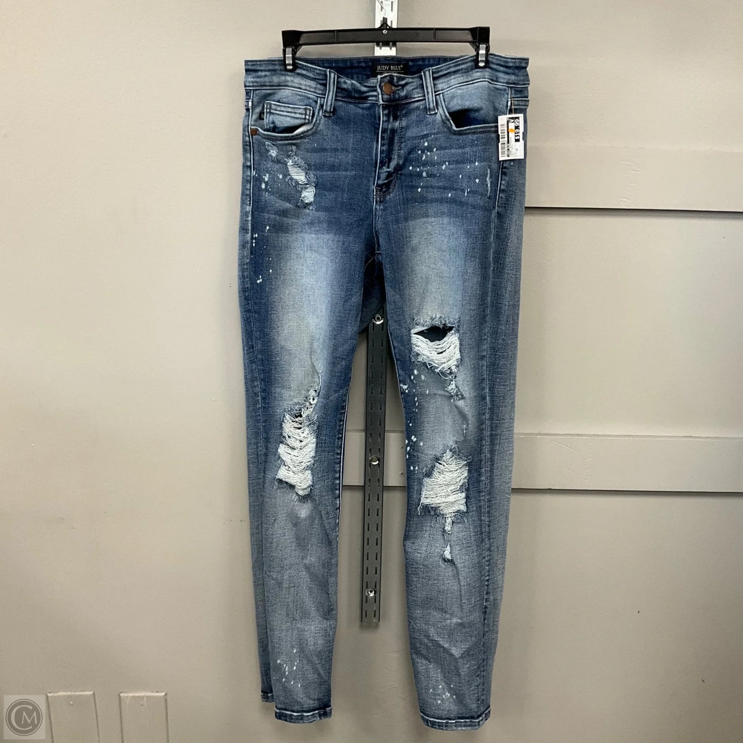 Jeans Boyfriend By Judy Blue In Blue Denim, Size: 10