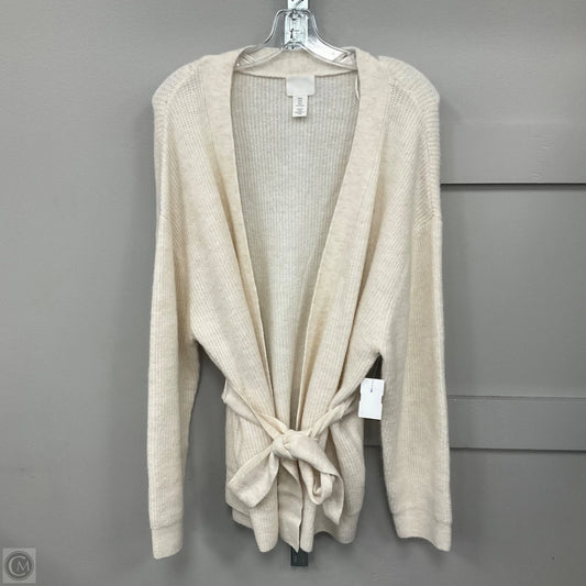 Cardigan By H&m In Cream, Size: M