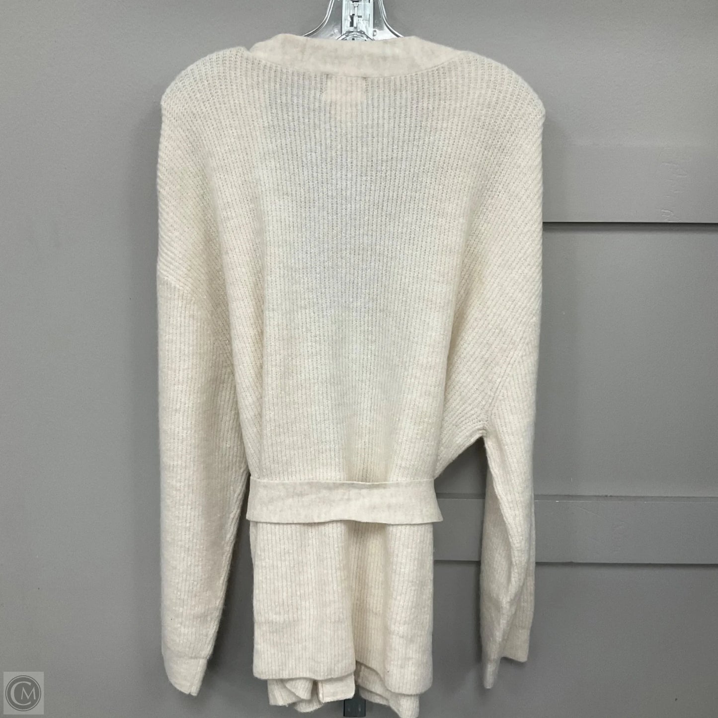 Cardigan By H&m In Cream, Size: M