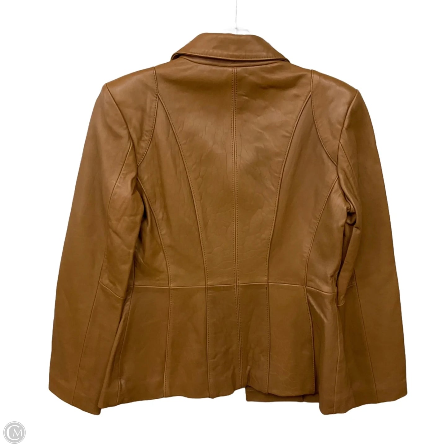 Jacket Designer By Neiman Marcus In Brown, Size: S