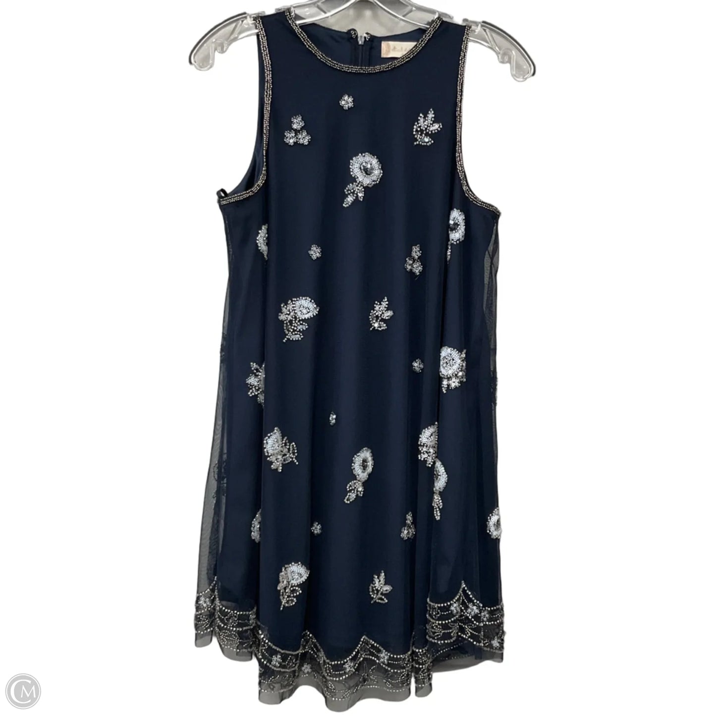Dress Casual Short By Altard State In Blue & Silver, Size: M