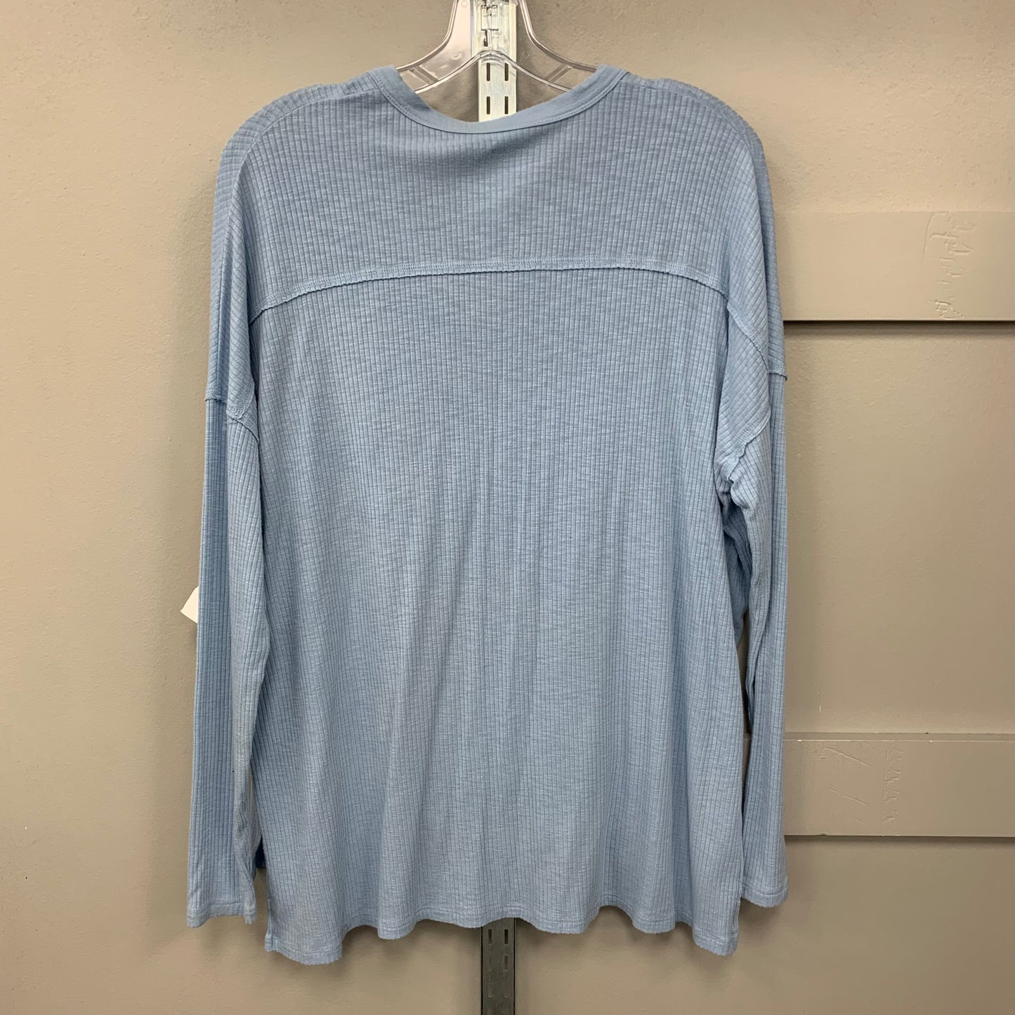 Top Long Sleeve By Aerie In Blue, Size: M