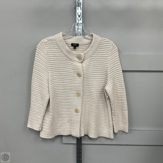 Cardigan By Talbots In Cream, Size: M