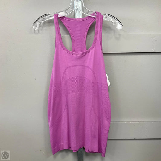 Athletic Tank Top By Lululemon In Pink, Size: S
