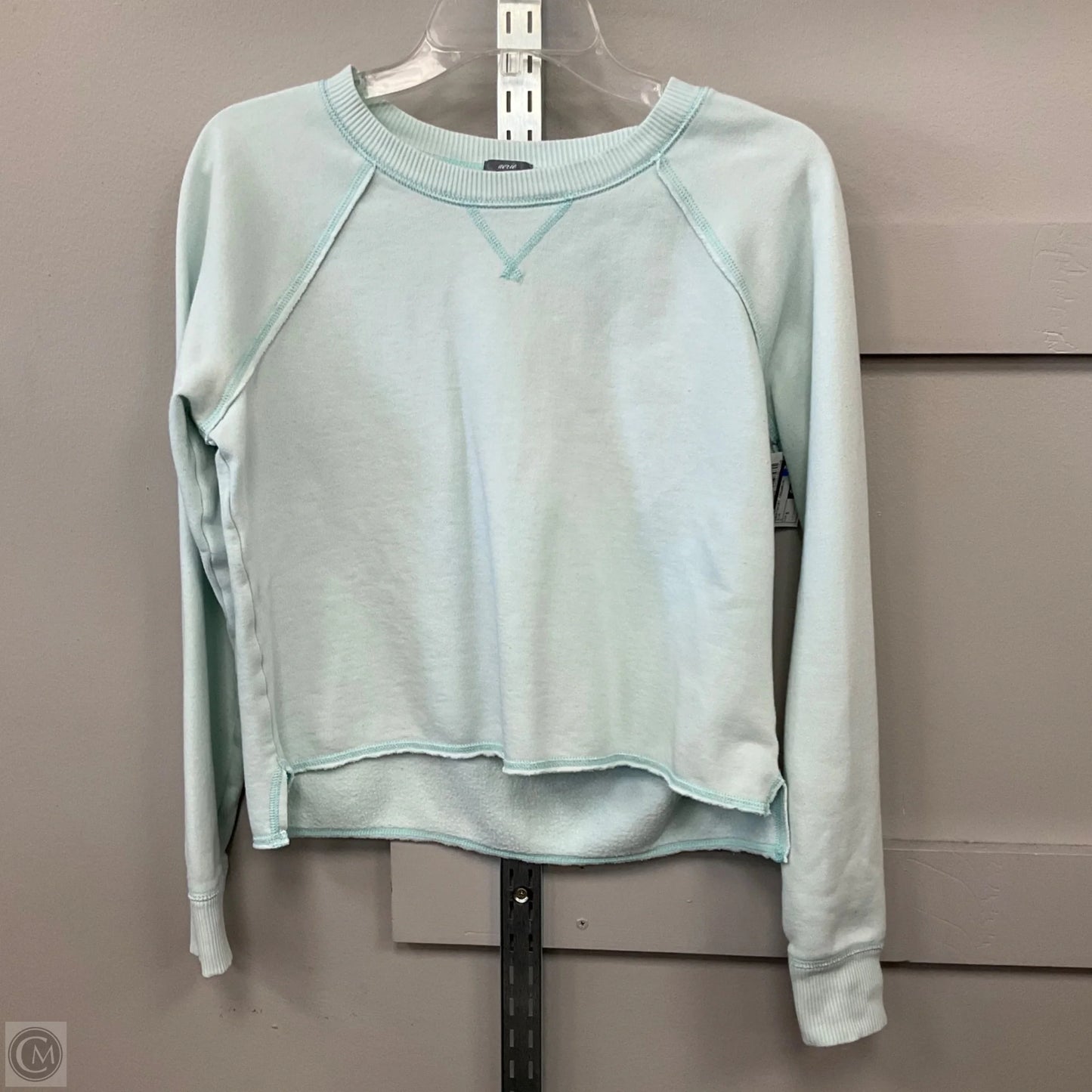 Sweatshirt Crewneck By Aerie In Blue, Size: S