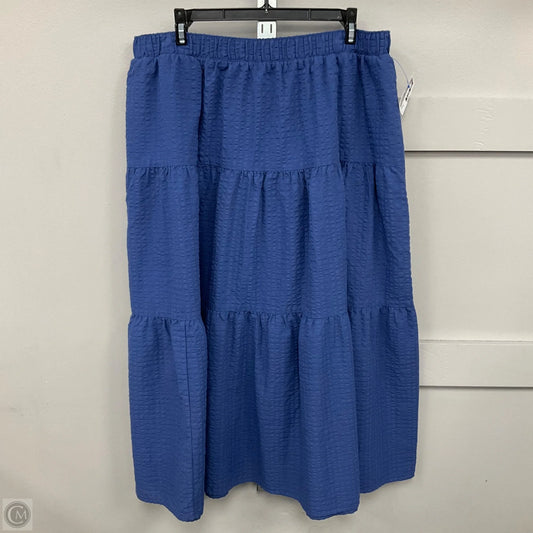 Skirt Maxi By Old Navy In Navy, Size: Xl