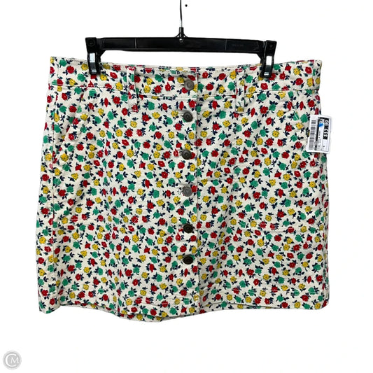 Skirt Mini & Short By J. Crew In Floral Print, Size: 6