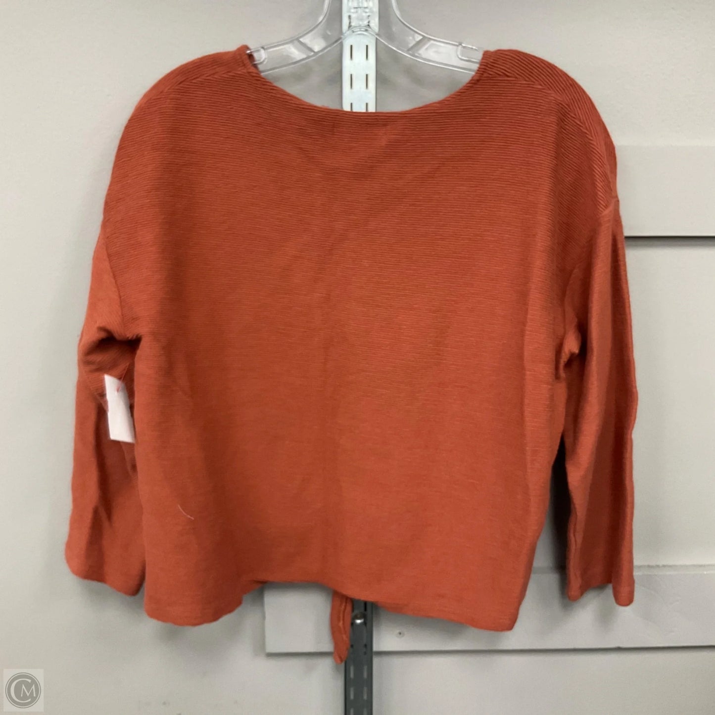 Top Long Sleeve By Madewell In Orange, Size: Xl