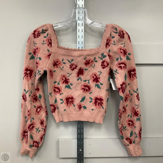 Top Long Sleeve By Willow & Wind In Pink, Size: Xs