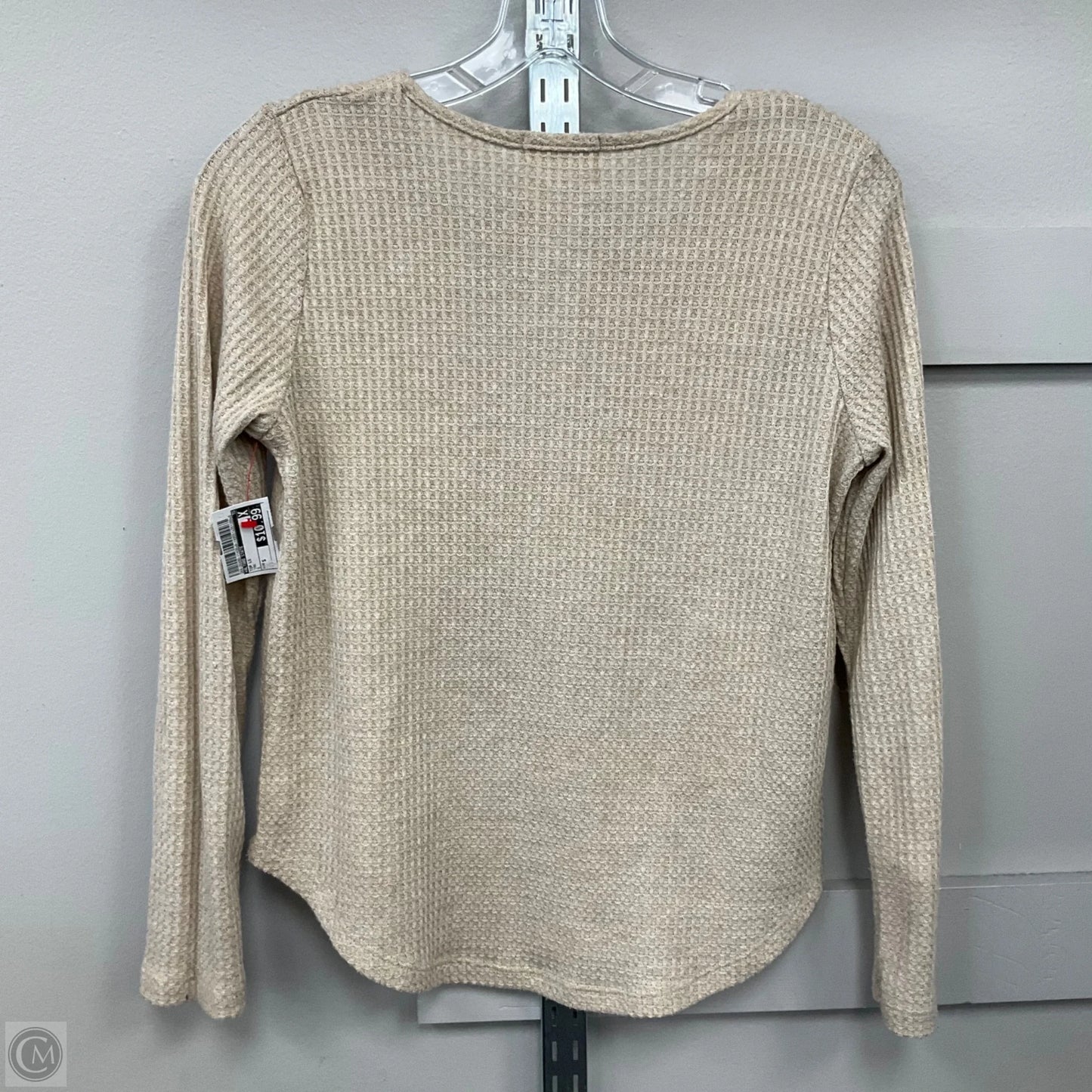 Top Long Sleeve By Altard State In Tan, Size: S