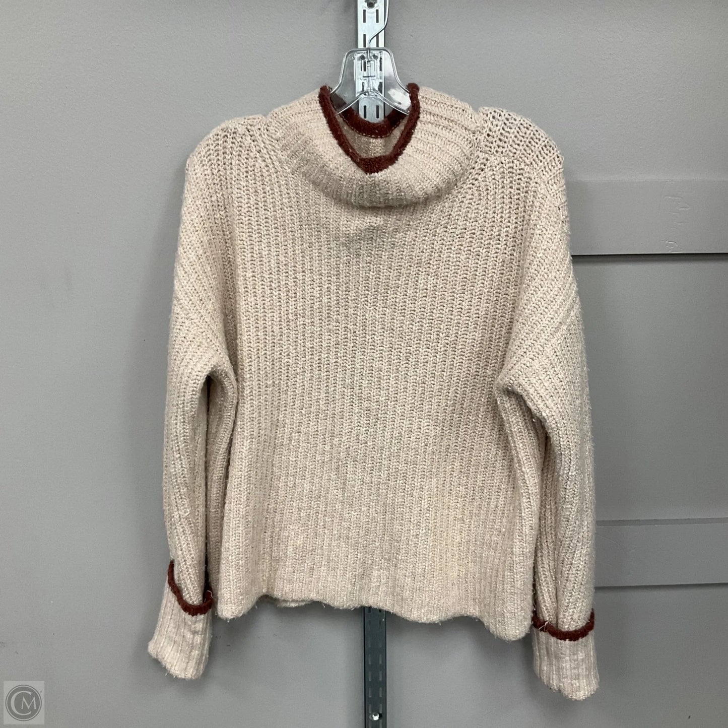 Sweater By Maeve In Tan, Size: M