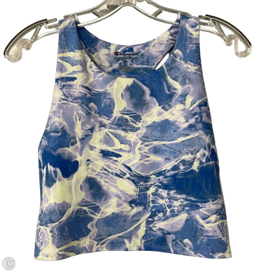 Athletic Tank Top By Champion In Blue & Purple, Size: M