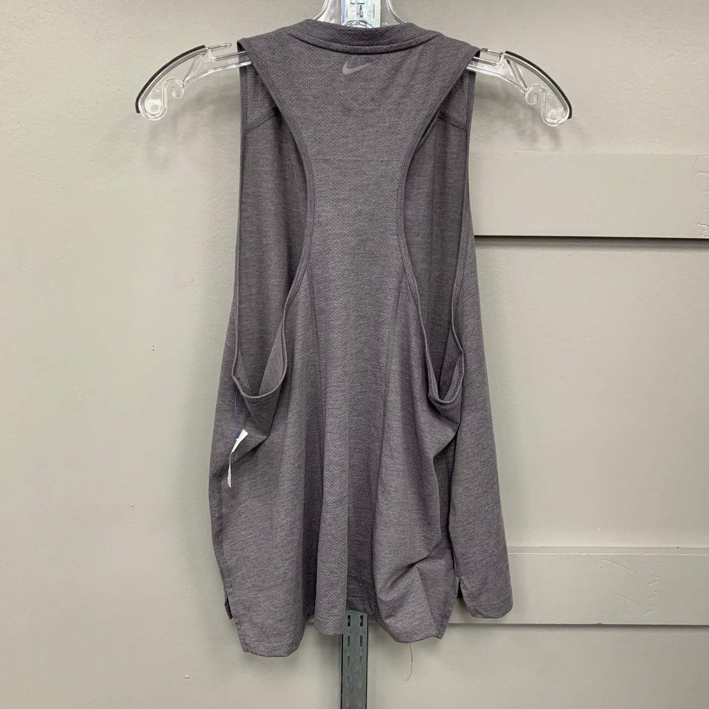 Athletic Tank Top By Nike Apparel In Grey, Size: L