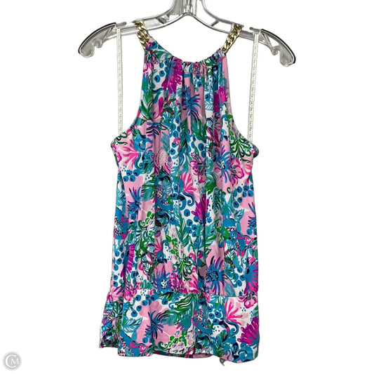 Top Sleeveless Designer By Lilly Pulitzer In Multi-colored, Size: M