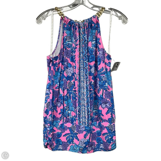 Top Sleeveless Designer By Lilly Pulitzer In Multi-colored, Size: S