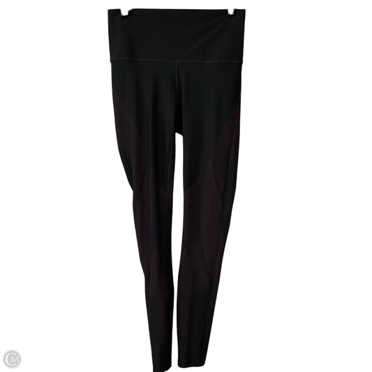 Athletic Leggings By Lululemon In Maroon, Size: 8
