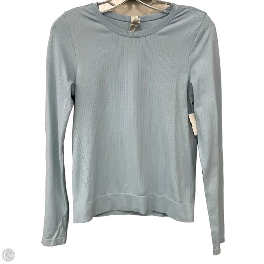 Athletic Top Long Sleeve Crewneck By Athleta In Blue, Size: Xs