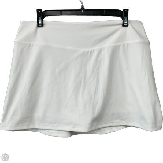 Athletic Skort By Daily Practice By Anthropologie In White, Size: L