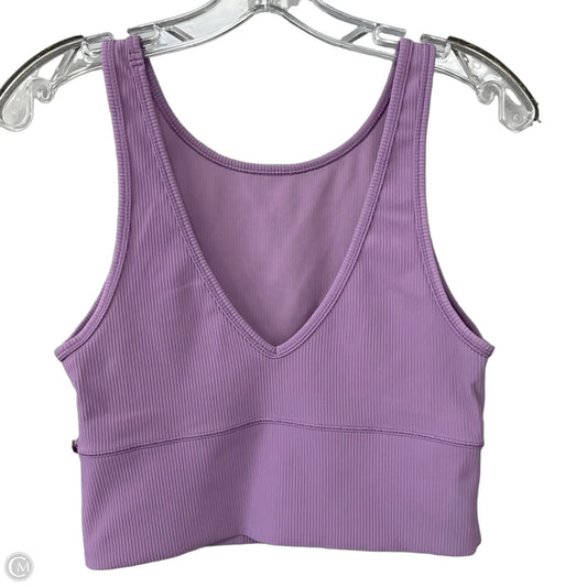 Athletic Tank Top By Lululemon In Purple, Size: 8