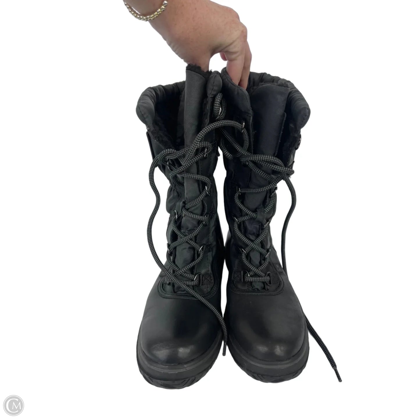 Boots Designer By Coach In Black, Size: 8