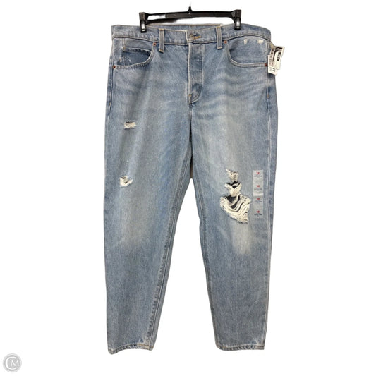 Jeans Straight By Old Navy In Blue Denim, Size: 12